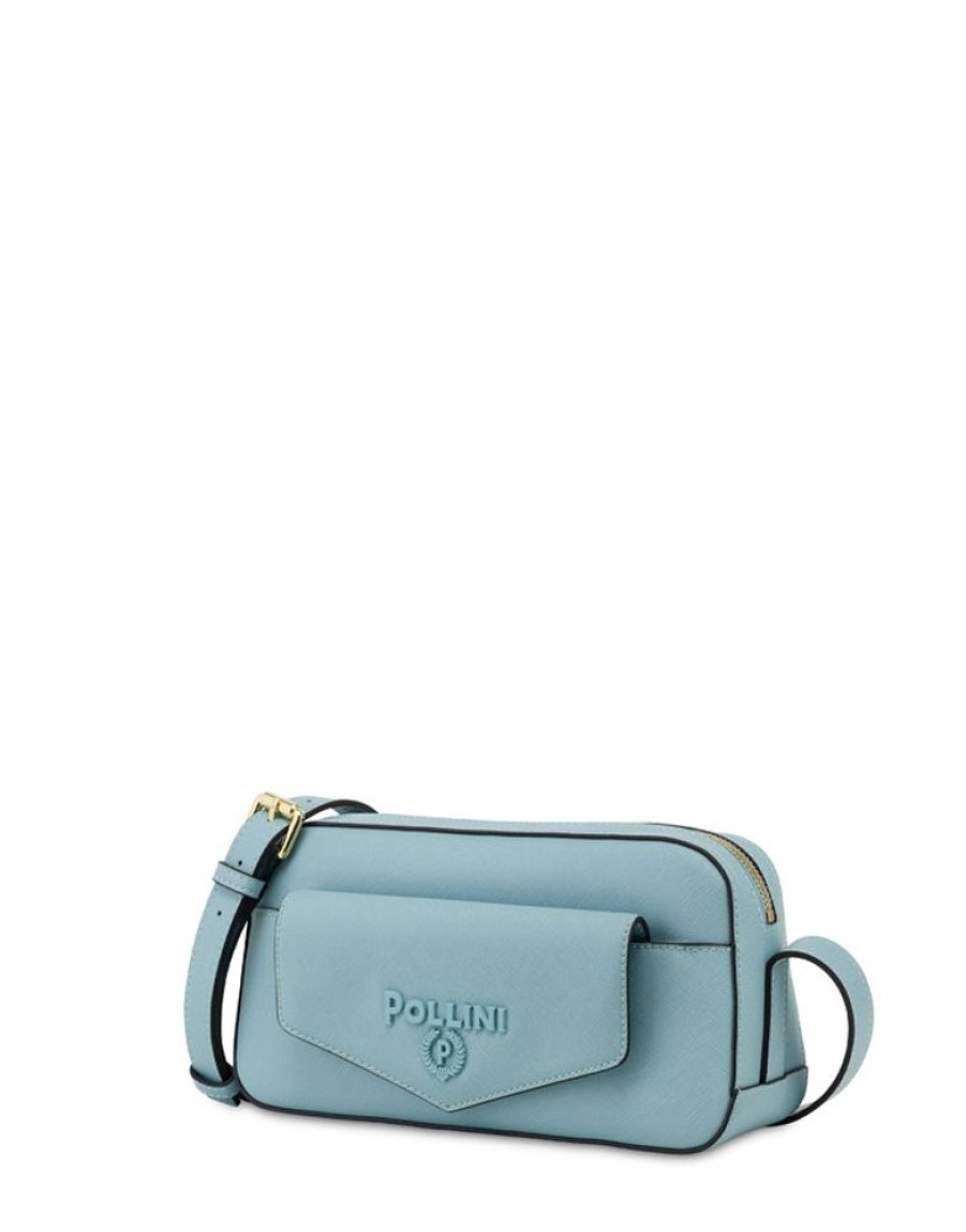 Pollini Borsa A Tracolla Con Maxi Lettering Safari