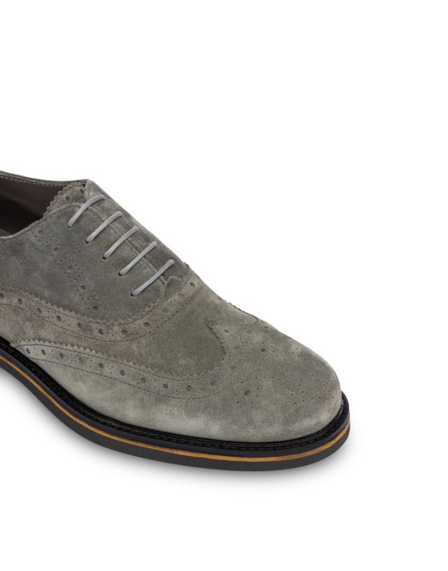 Pollini Derby In Crosta Con Broguering Corinto