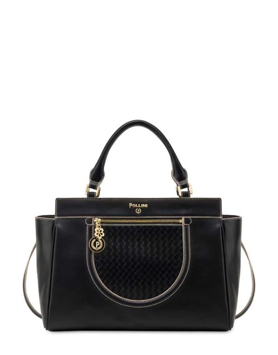 Pollini Borsa Doppio Manico Half Moon