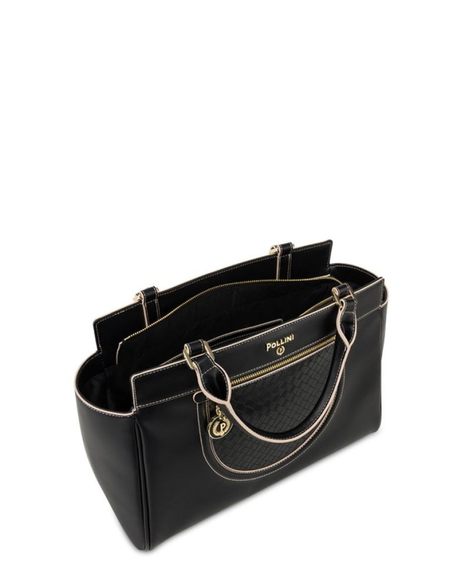 Pollini Borsa Doppio Manico Half Moon