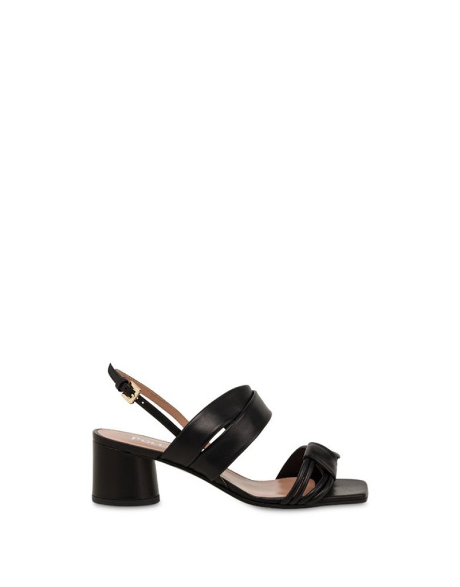 Pollini Sandali In Nappa Lady Tie