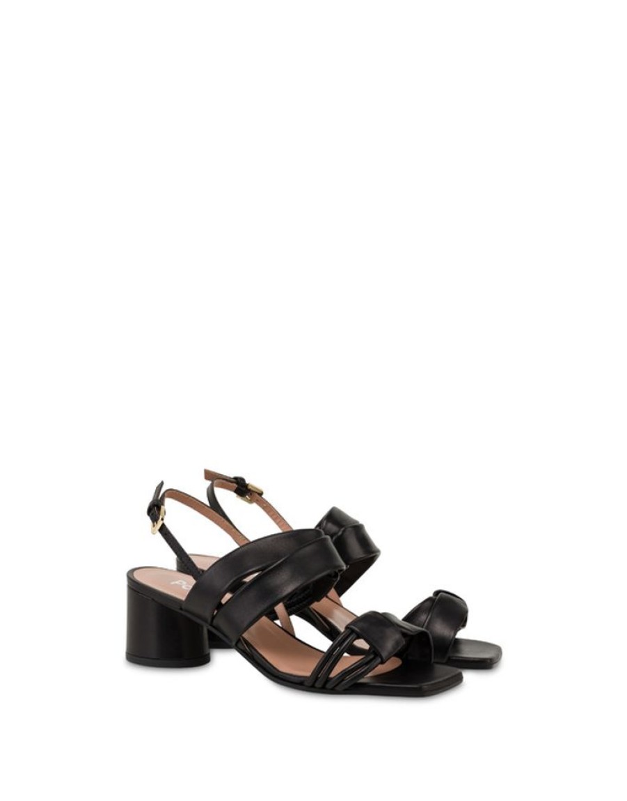 Pollini Sandali In Nappa Lady Tie