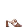 Pollini Mules Con Tacco In Vitello Interlock