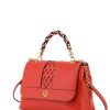 Pollini Borsa Top Handle Con Intreccio Agadir