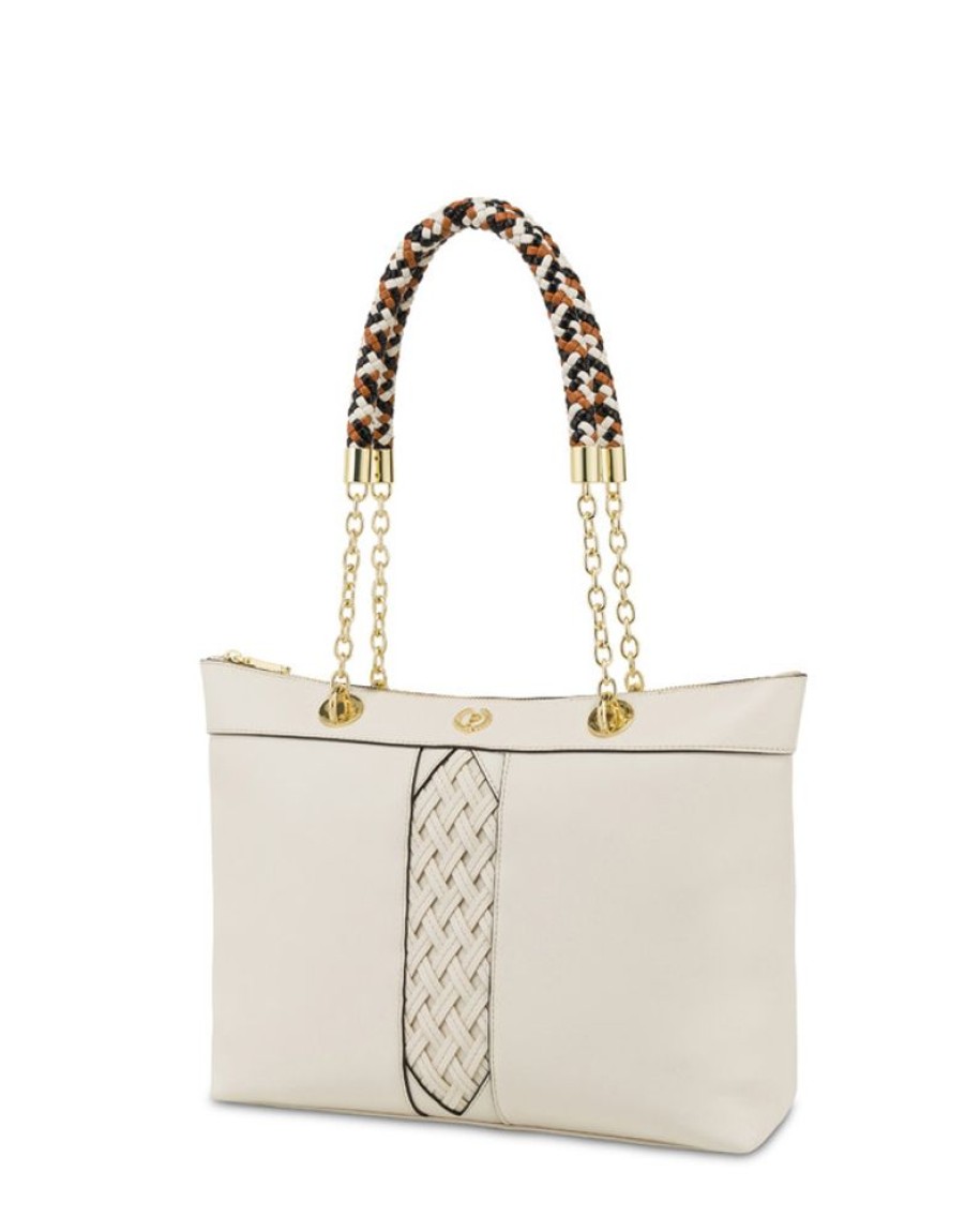 Pollini Shopper Con Intreccio Agadir