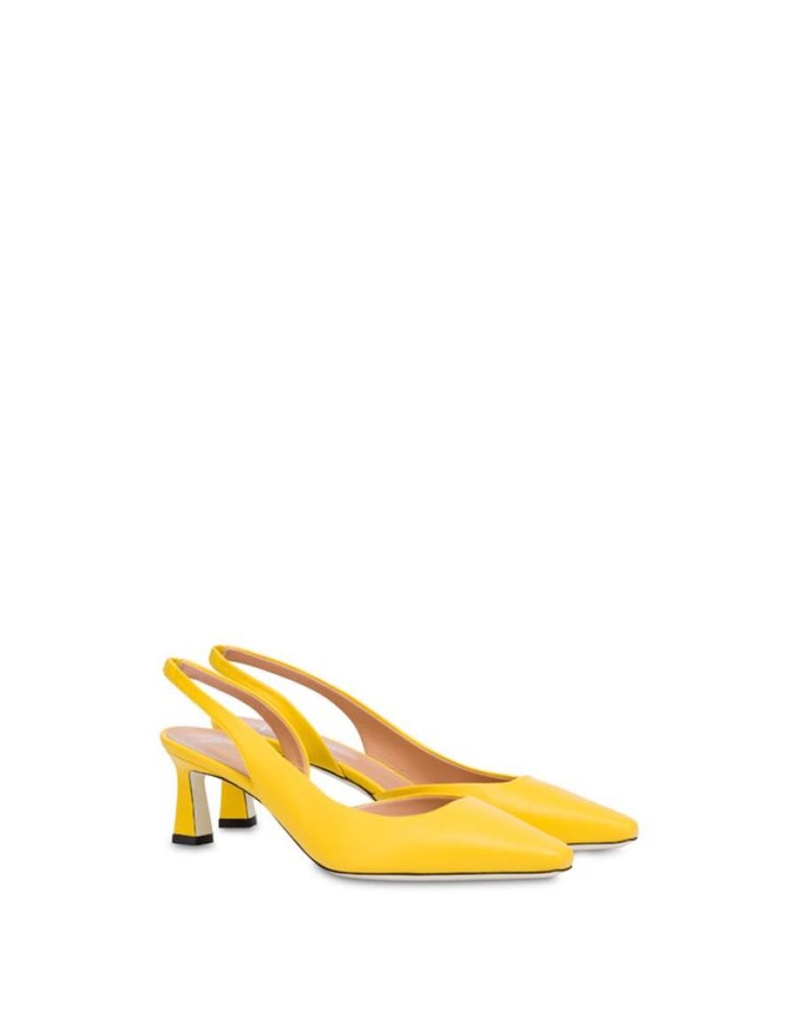 Pollini Slingback In Nappa Cote D'Azur