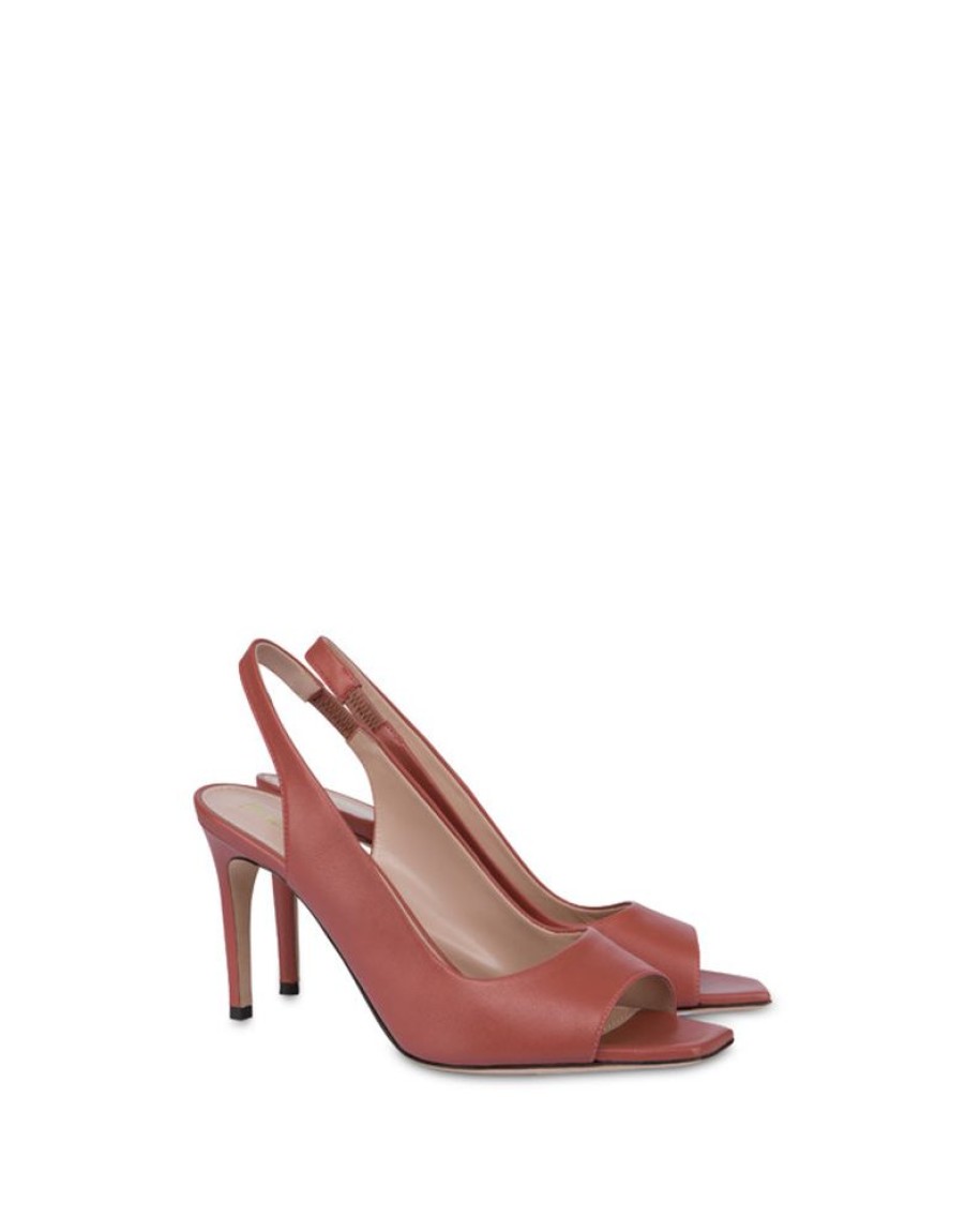 Pollini Slingback In Nappa Attitude