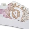 Pollini Sneakers Con Strass Degrade Bling Carrie