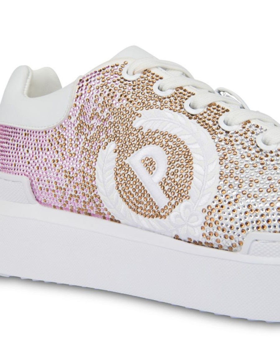 Pollini Sneakers Con Strass Degrade Bling Carrie