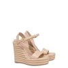 Pollini Sandali Con Zeppa In Nappa Up