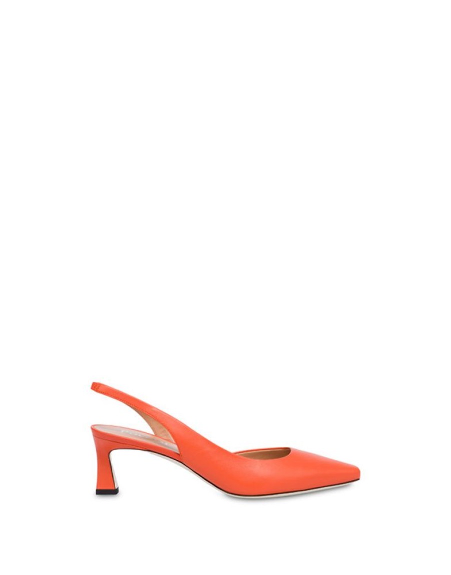 Pollini Slingback In Nappa Cote D'Azur