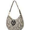 Pollini Hobo Bag Piccola Con Stampa Pitone Ibis