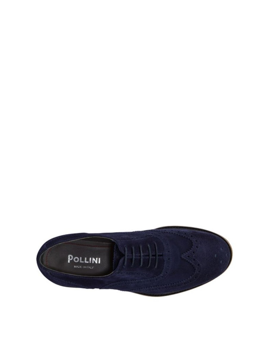 Pollini Derby In Crosta Con Broguering Corinto