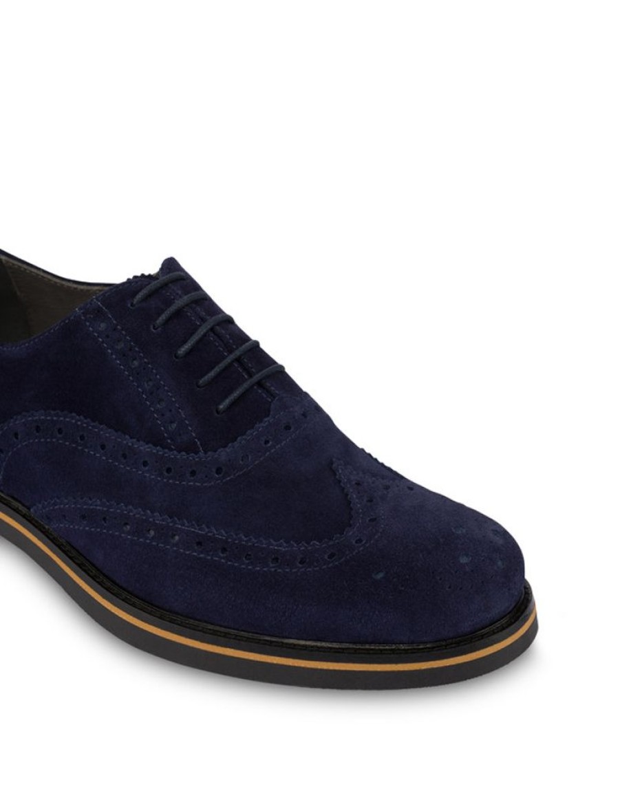 Pollini Derby In Crosta Con Broguering Corinto