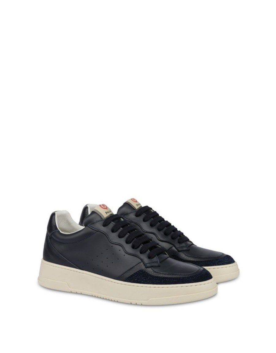 Pollini Sneakers In Vitello E Crosta Bourton