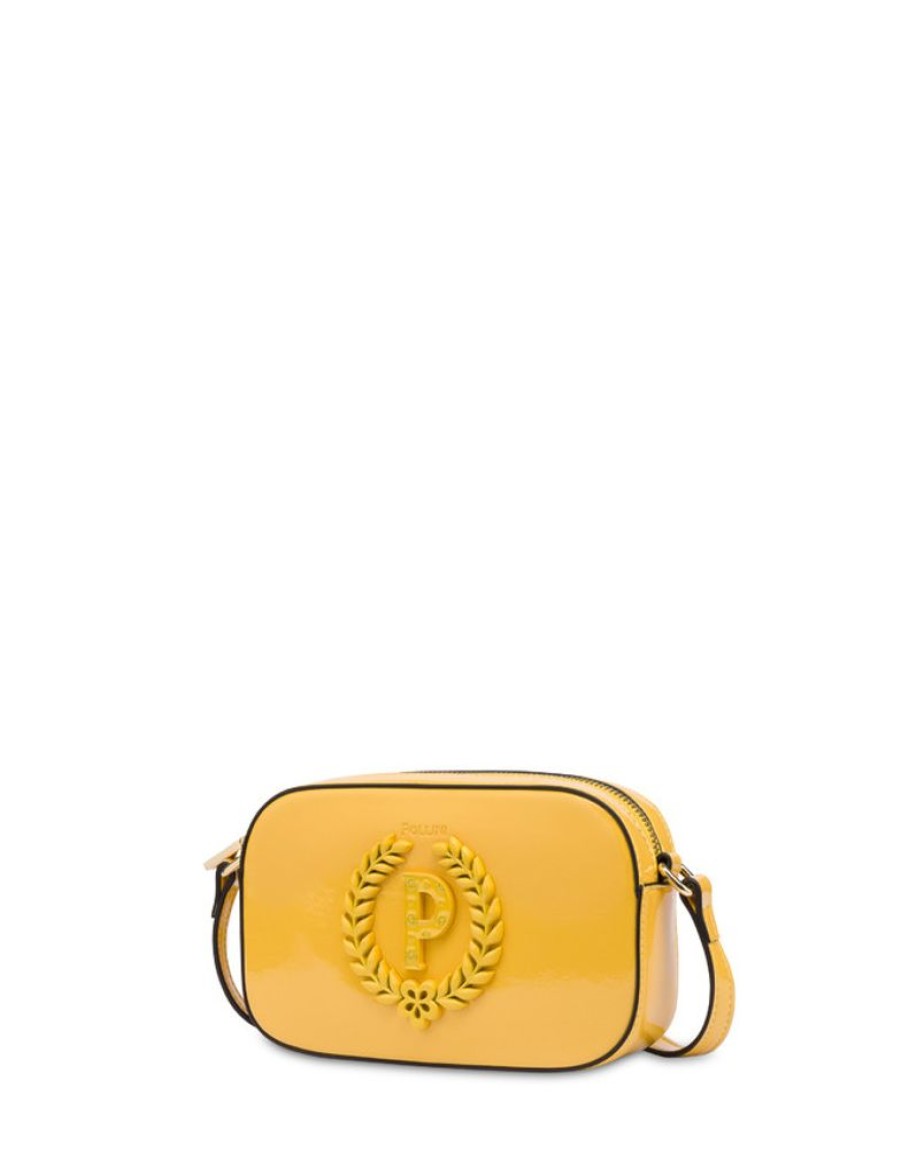 Pollini Borsa A Tracolla Con Maxi Logo Enamel Allure