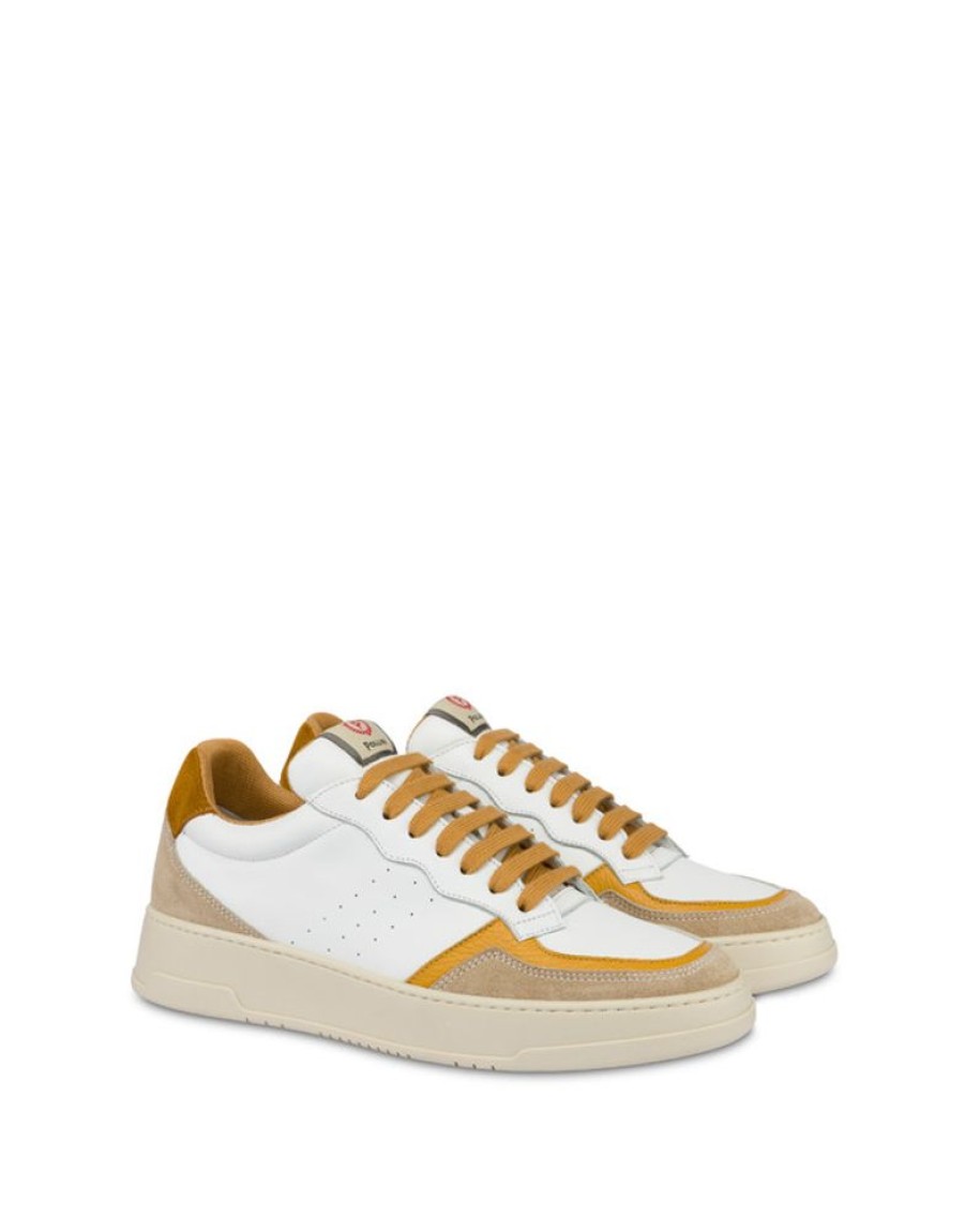 Pollini Sneakers In Vitello E Crosta Bourton