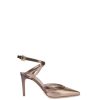 Pollini Sandali In Nappa Laminata Glam