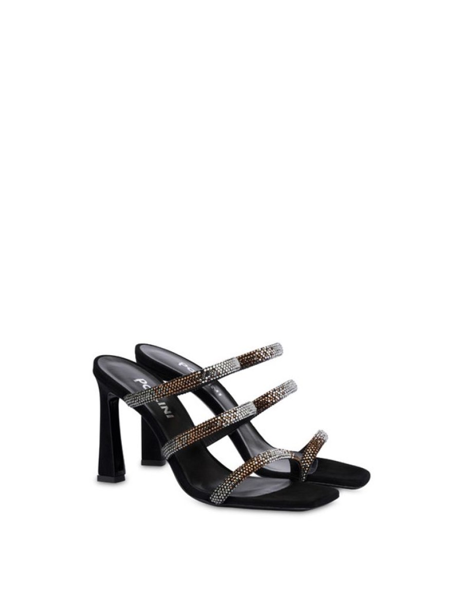 Pollini Mules Con Tacco Bling Bling